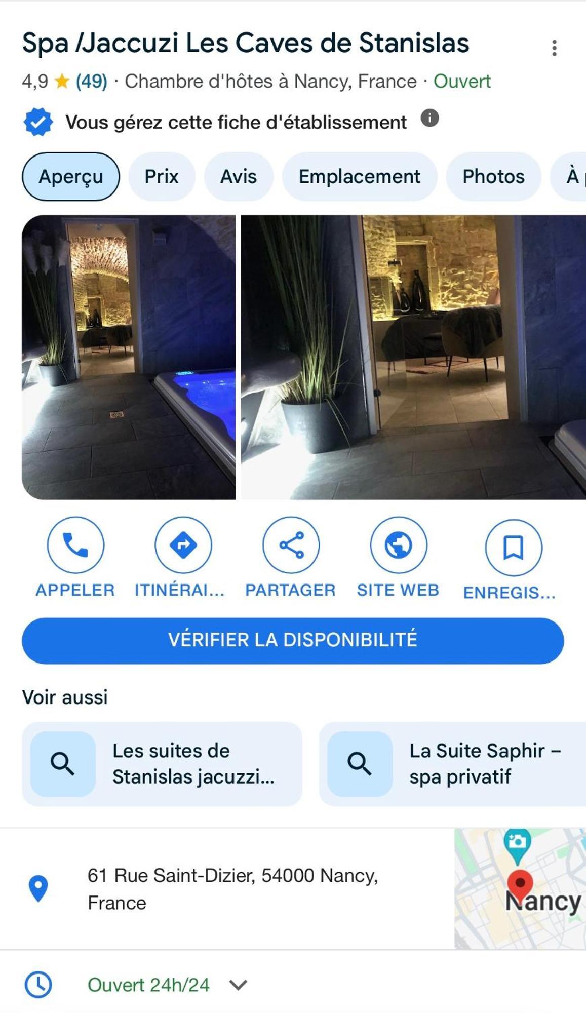 Jaccuzi & Spa Des Caves Stanislas Nancy Dış mekan fotoğraf